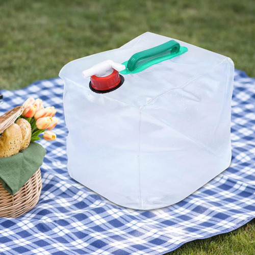 New,. Cubo De Agua Plegable, Jarra De Agua, Botella De Agua