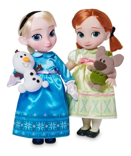 Nuevo Set Elsa Anna Frozen Muñecas Hablan Disney Animators | Envío gratis