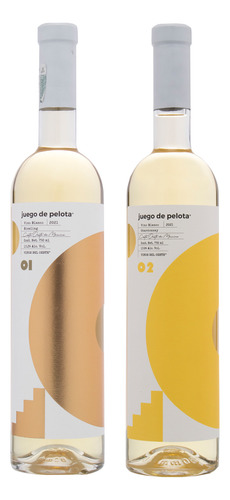 Vino Blanco Riesling Y Chardonnay Juego De Pelota (2 Pack)