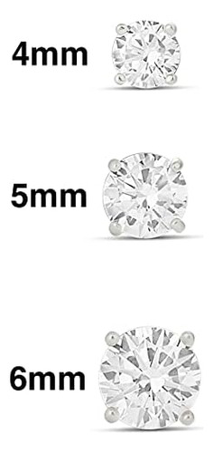 Juego De Pendientes Essentials De Plata De Ley Con Circonita