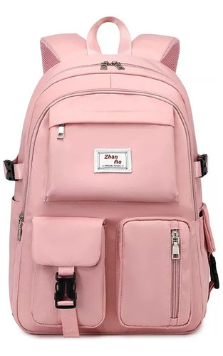 Mochila Niña Estudiante Mochila 15,6 Portátil Univ Color Rosa claro