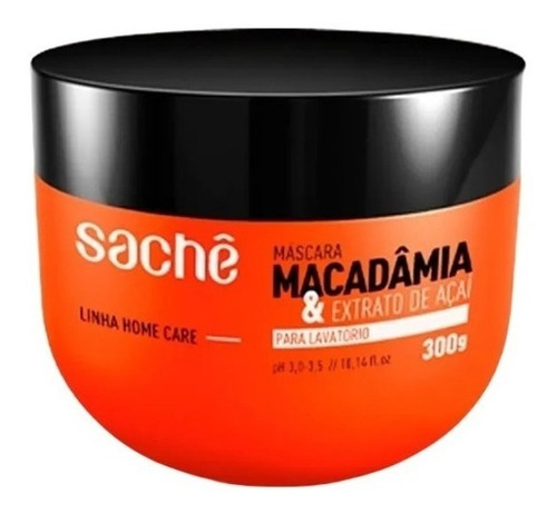 Máscara Macadâmia & Extrato De Açaí Sachê 300g Home Care