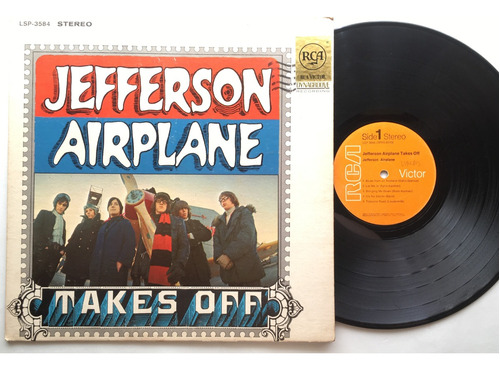 Jefferson Airplane Takes Off.. Lp Usa 1969 Vg/vg+