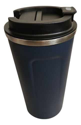 Vaso Termico Cafe Y Bebidas Calientes Y Frias! Azul Lisa