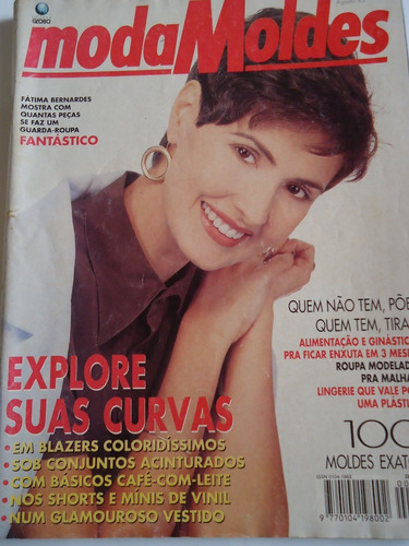 Revista Moda Moldes 110 Fatima Bernardes 08/1995 - C/ Moldes