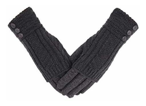 Pantalla Táctil T Chal Tomily Winter Warm Knit Fingerless 