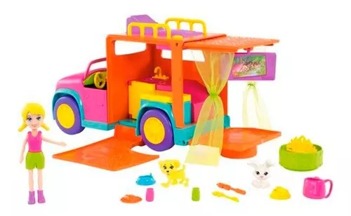 Carro Polly Pocket Mattel safari :: Desapego da Malu ❤️❤️❤️ - Desapegos de Roupas quase novas ou nunca usadas para bebês, crianças e mamães. 839307
