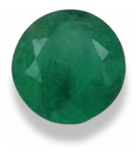 Esmeralda 0.430 Cts Redonda 4,5 Mm  Pedra Preci Lapidada A