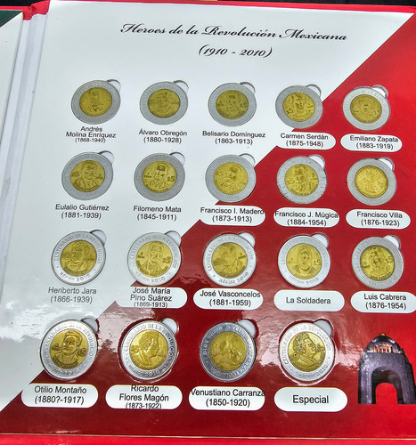 Moneda 5 Pesos Centenario De La Bicentenario Album (Usado)