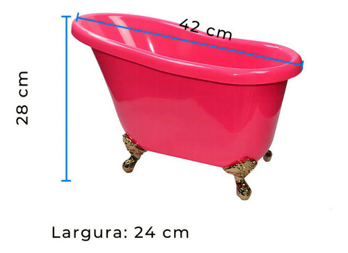 Champanheira Banheira Floreira 7,8 Lts 4 Garrafas Coloridas Cor Pink