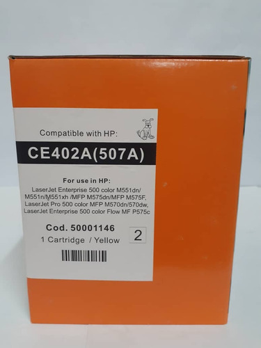 Toner Hp Compatible Ce400a Ce401a Ce402a Ce403a 507a 20dls