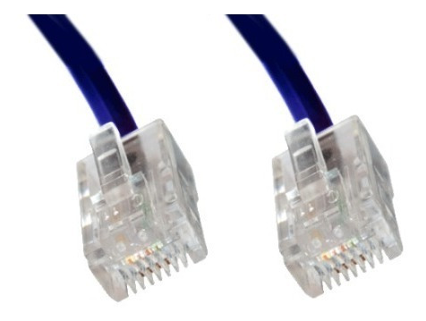 Cable De Red Telefonico Rj11 Para Instalacion Telefonos Noga