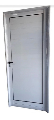 Puerta De Aluminio Blanca 80x200 Ciega Con Envío Gratis