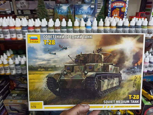 Tanque T28 Ruso 1/72 Maqueta Zvezda 5064 Para Armar Ww2