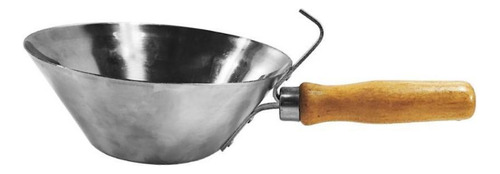 1 Cuchara De Acero Inoxidable For Yeso Con Mango De Madera,