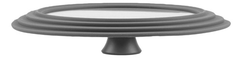 Tapa De Vidrio Templado Multifunción 28 A 30 A 32cm Gris