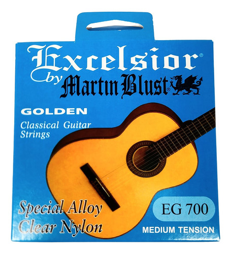 Encordado Guitarra Criolla Excelsior Eg700 Martin Blust