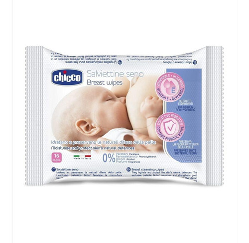 Imagen 1 de 1 de Chicco Toallitas Limpiadoras Para La Lactancia