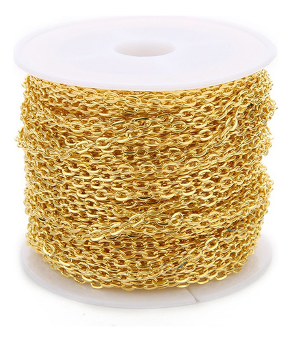 A Acero Inoxidable 2mm Cadena 10yd / Rollo For Collar