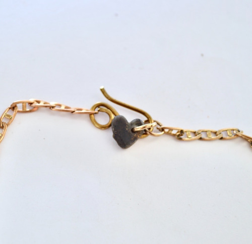 Imagen 8 de 8 de Collar Piedra De La Luna, Cadena De Bronce, Cod1