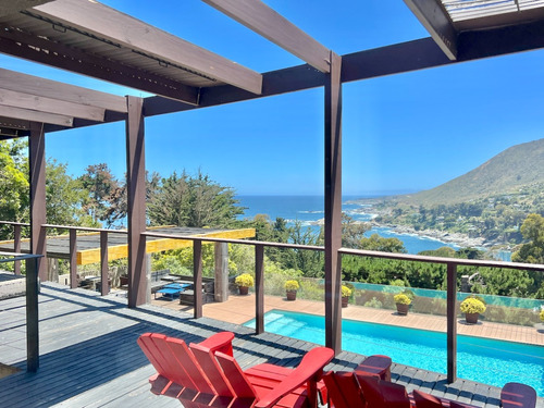 Estupenda Casa Muy Bien Pensada En Zapallar, Vista Hermosa