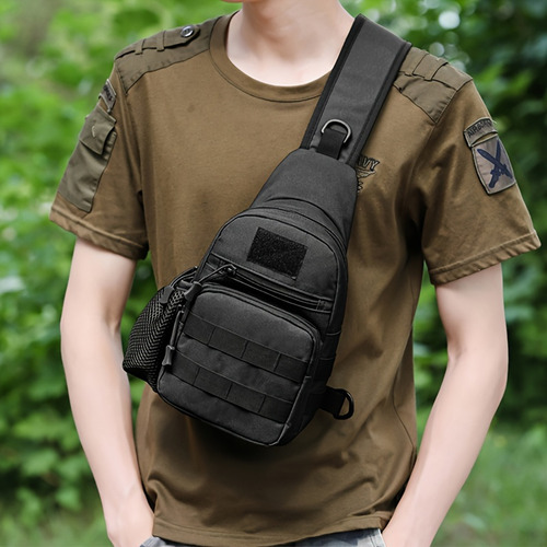 1pc Bolso De Pecho Casual De Moda Para Hombre, Bolso