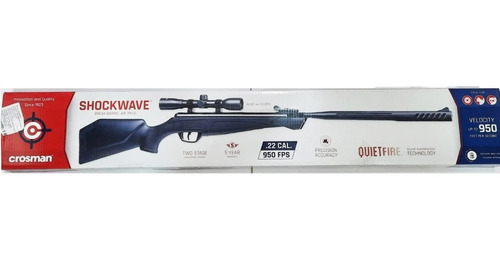 Imagen 7 de 8 de Rifle Crosman Shockwave 5.5mm Nitro Piston Mira4x32 S 950fps