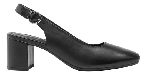 Zapatilla Destalonada Flexi Mujer Comfort Walk Negro- 119704