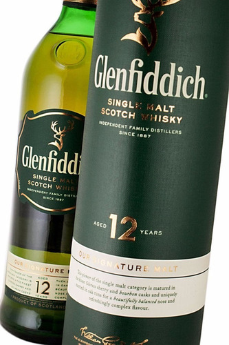 Whisky Glenfiddich 12 Años Single Malt 750ml En Estuche
