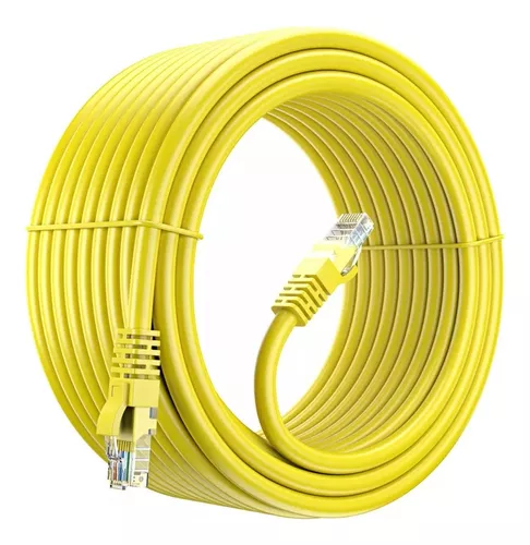 Cable De Red Rj45 Cat 6e 20 Metros Internet Ethernet Armado