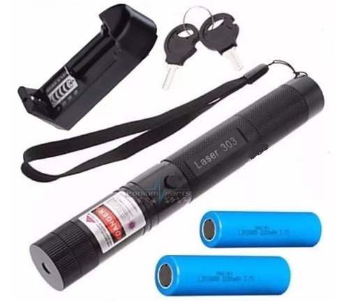 Super Caneta Laser Pointer Verde 98.000mw Forte + 2 Bateria