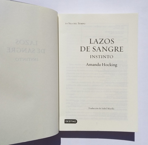 Libro Lazos De Sangre 1. Instinto De Amanda Hocking