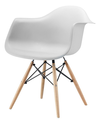 Sillon Silla De Comedor Diseño Eames Dsw Patas Madera Cuotas