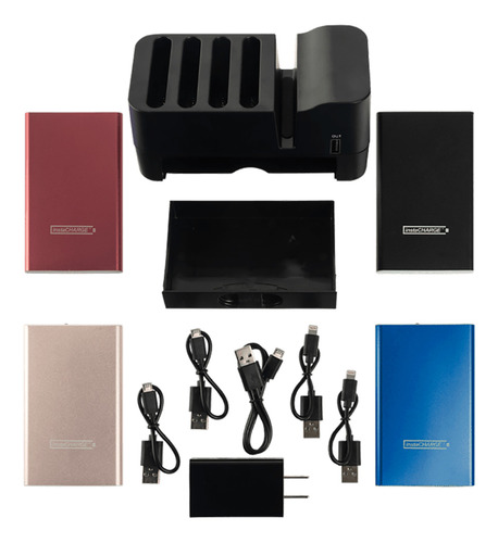 Power Bank Instacharge 4600 Mah Marron C/luz - Tecnobox