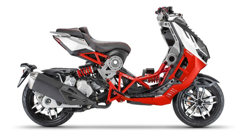 Imagen 6 de 22 de Moto Scooter Italjet Dragster 200cc Abs Italiana 135km/h