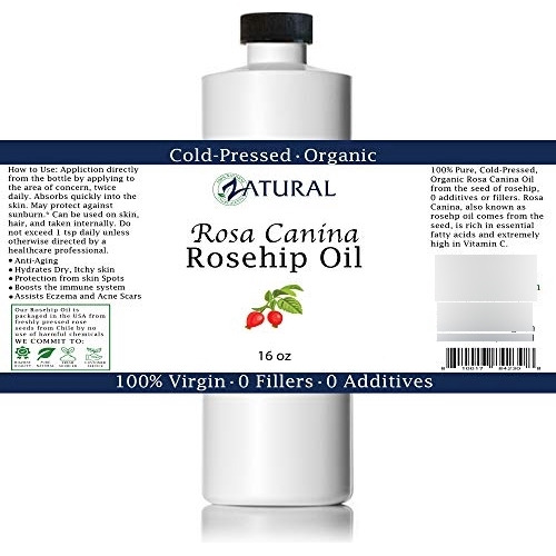 Rosa Canina Aceite De Rosa Mosqueta Orgánica Para El Cabello