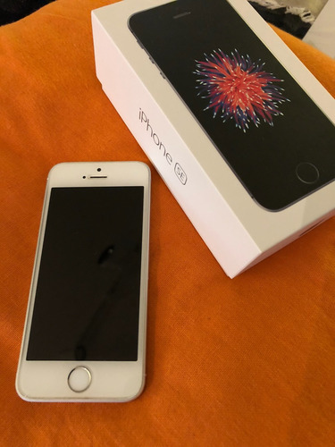 Imagem 1 de 5 de iPhone SE 64gb Branco (perfeito Estado/ Com Tela De Vidro)