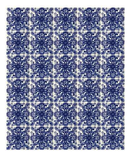 Azulejo 10.5cm Artesanal Tipo Talavera Liso 90pz #acls-51