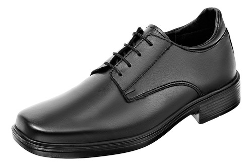 Zapato Comodo Confort Ancho Diabetico Borrego Piel Descanso Negro 28