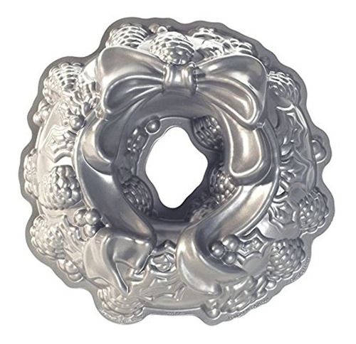 Nordic Ware Platinum Corona De Vacaciones Bundt Pan