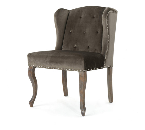 Gdfstudio Natalia Velvet Wingback - Silla De Club (1 Unidad,