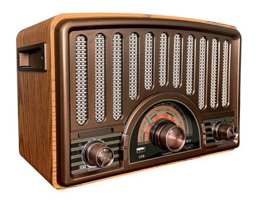 Radio Retro Sixtinna Bluetooth Usb Tf Fm