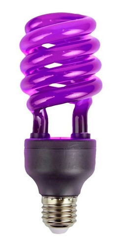 Imagen 3 de 5 de Foco fluorescente Tecnolite HEL-20W Espiral color negro 20W 100V-127V