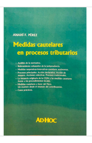 Pérez Medidas Cautelares En Procesos Tributarios 