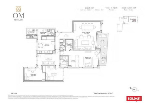 Imagen 8 de 20 de Om Recoleta.venta.departamento.4 Ambientes. Balcon Aterrazado. Recoleta