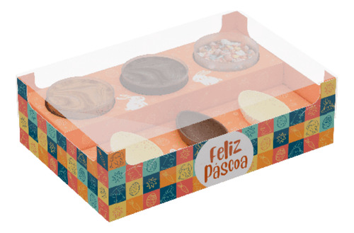 05 Caixa Mini Confeiteiro Encanto 50g Páscoa Divertida C5372