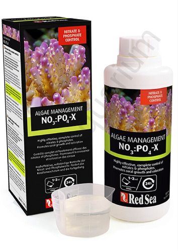 Suplemento Red Sea No3:po4-x 100ml Reduz Nitrato E Po4 Nopox