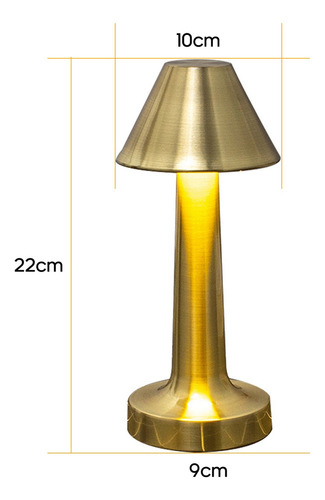 Bc Candeeiro De Mesa Usb Recarregável Para Restaurante Leds