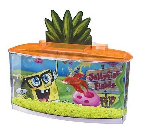 Bob Esponja Betta Tank Penn Plax Bettera Mini Pecera 700ml 