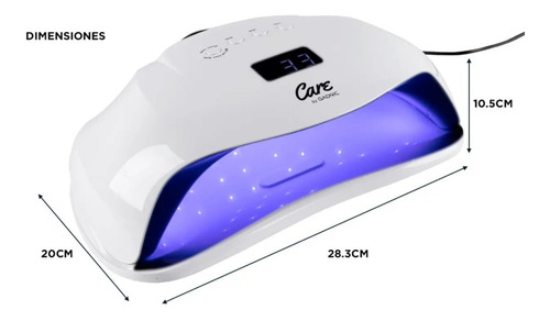 Imagen 3 de 10 de Cabina Para Uñas Gadnic Ledsun Plus Uv 72w Uso Profesional